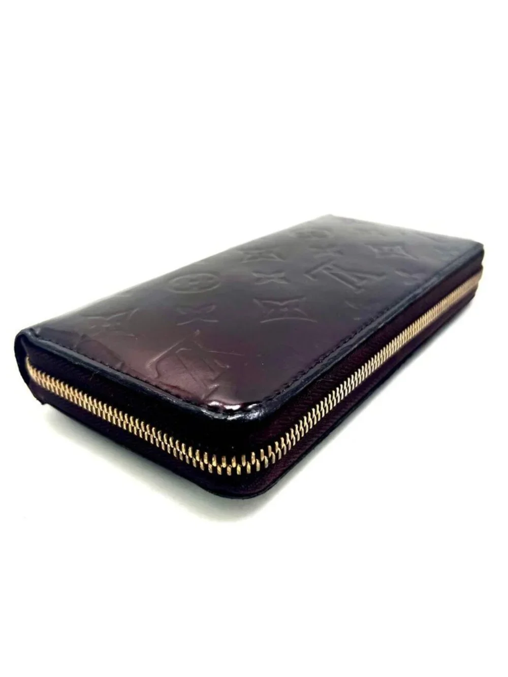 Louis Vuitton Vernis Amaranto Zippy Wallet Monogram